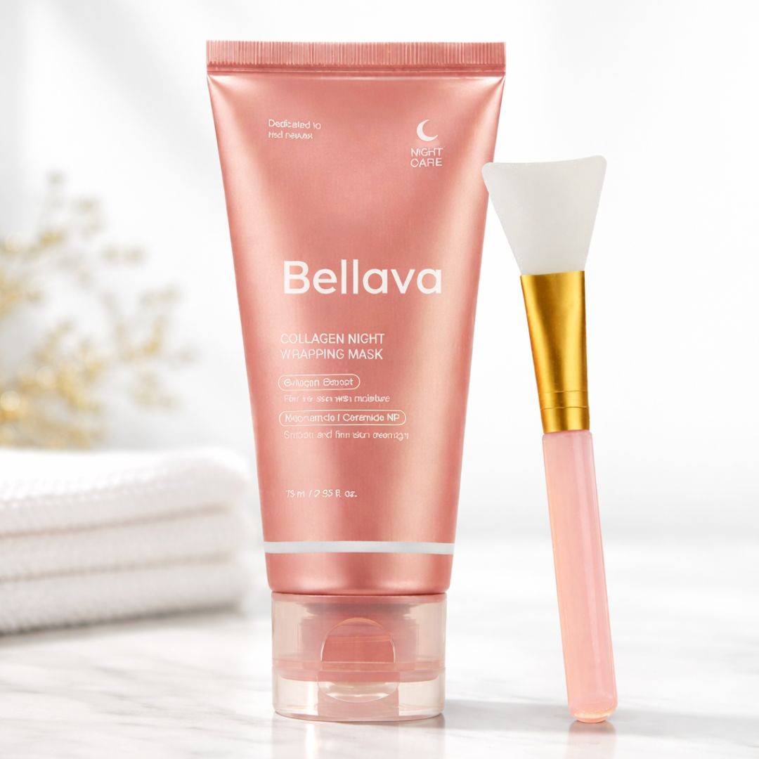 Bellava Collagen Night Mask – Wake Up to Plumper, Smoother, Radiant Skin