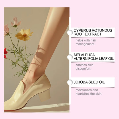 Cyperus Rotundus Oil for Hair Removal Smoothing Soothing Skin Care Moisturizes Armpit Leg Arm Hair Inhibitor Depilatory Oil