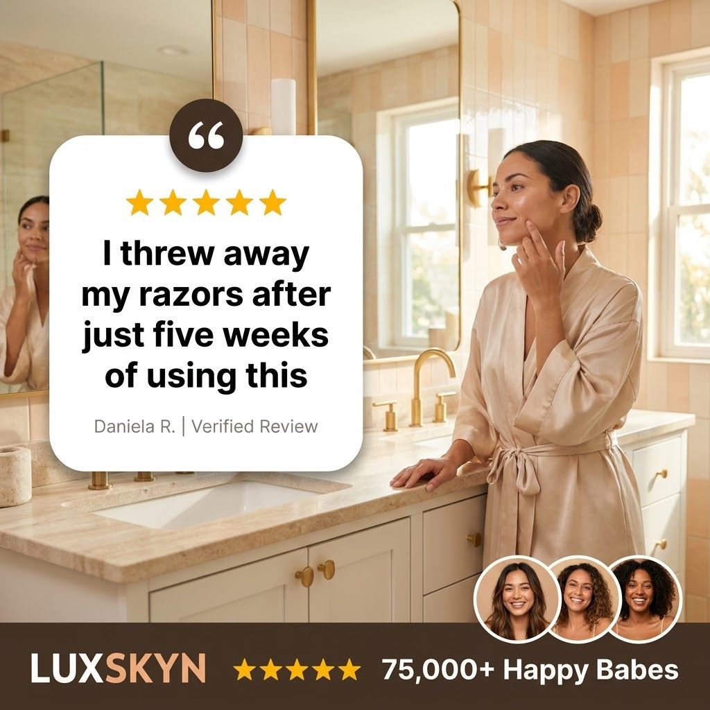 LuxSkyn's Natural Hair Reduction Oil