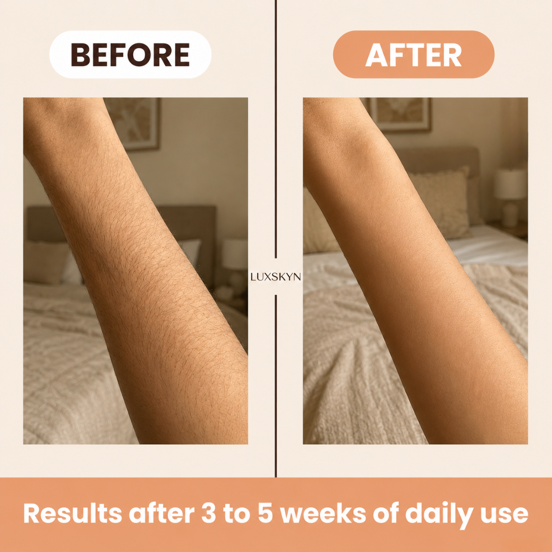 LuxSkyn's Natural Hair Reduction Oil